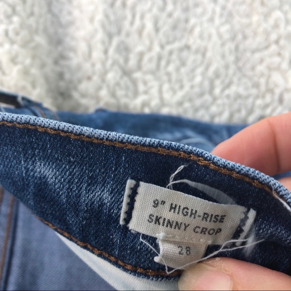 Madewell 9" High Rise Skinny Crop Size 28 - Picture 3 of 8